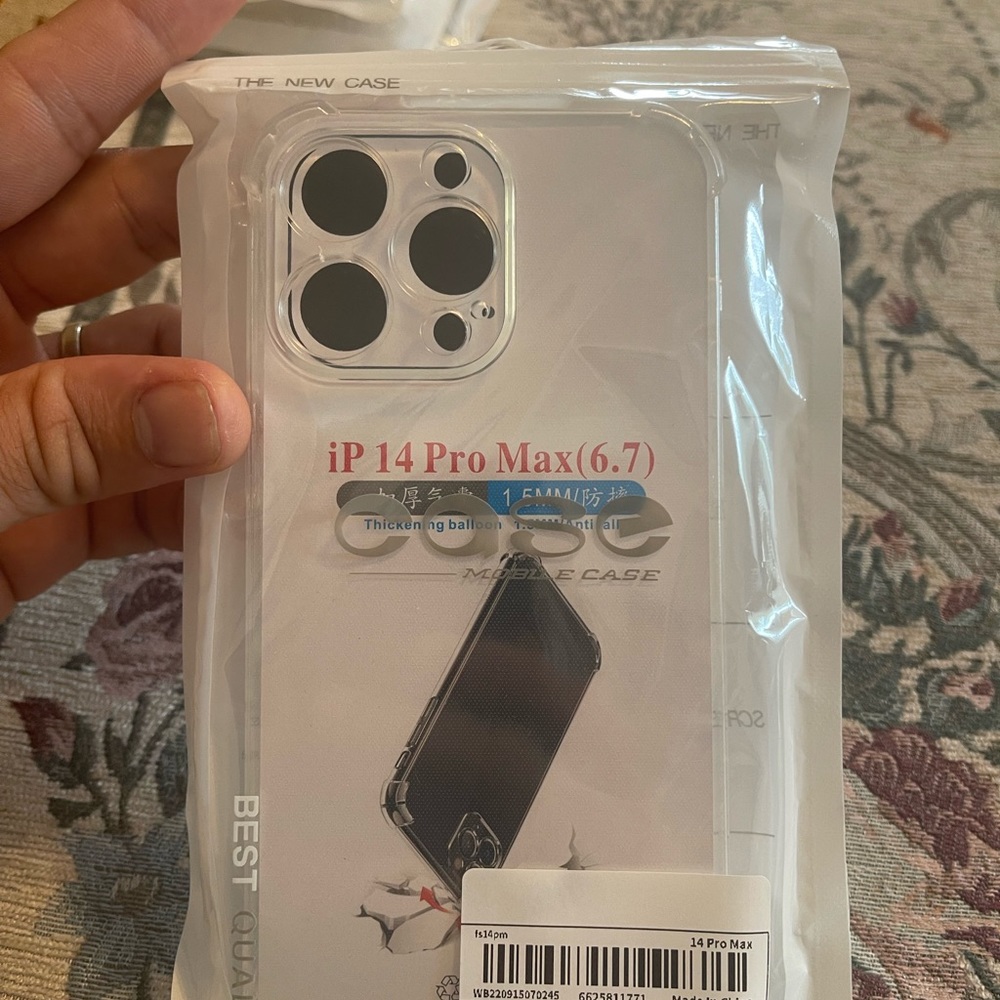 iPhone 14 pro max clear case
